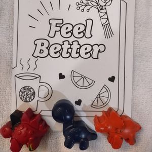 Custom crayon feel better gift set